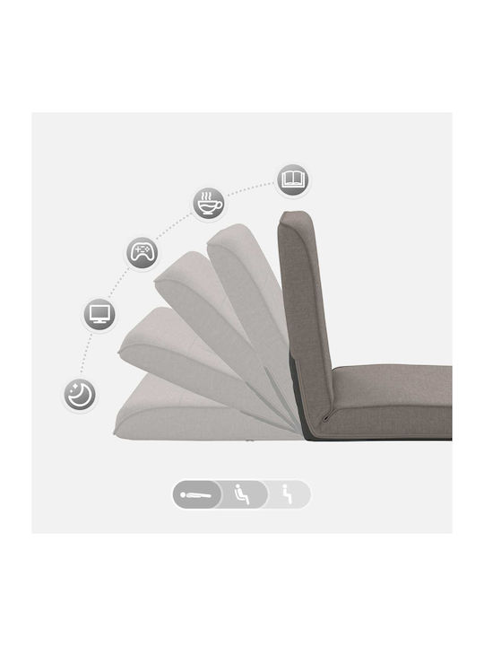 Multifunctional Bean Bag Chair Taupe 50x73x60cm