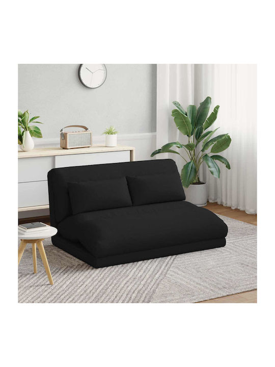 Πολυμορφικός Πουφ Καναπές Μαύρο 110x82x55cm