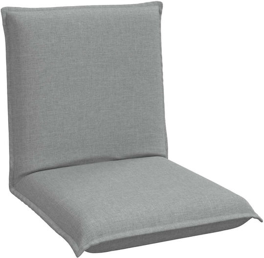 Vielseitiger Sitzsack Pouf Offenes Grau 54x64x59cm