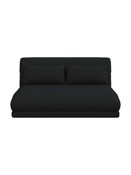 Πολυμορφικός Πουφ Καναπές Μαύρο 110x82x55cm