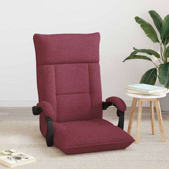 Vielseitiger Sitzsack Pouf Rote 66x66x80cm