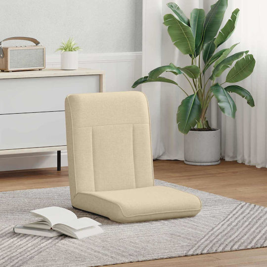 Multifunctional Bean Bag Chair Cream 50x73x60cm