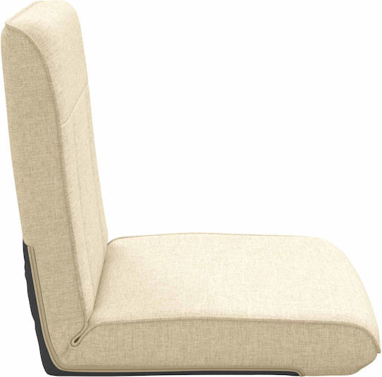 Multifunctional Bean Bag Chair Cream 50x73x60cm
