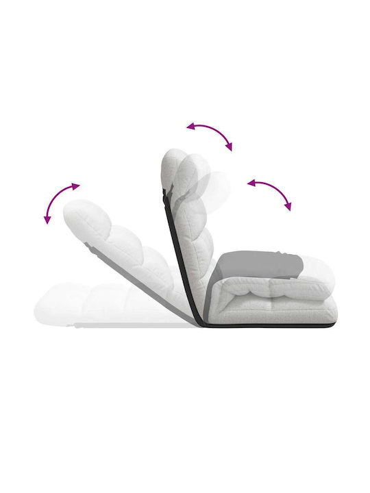 Vielseitiger Sitzsack Pouf Wasserdicht Grau 71x51x62cm