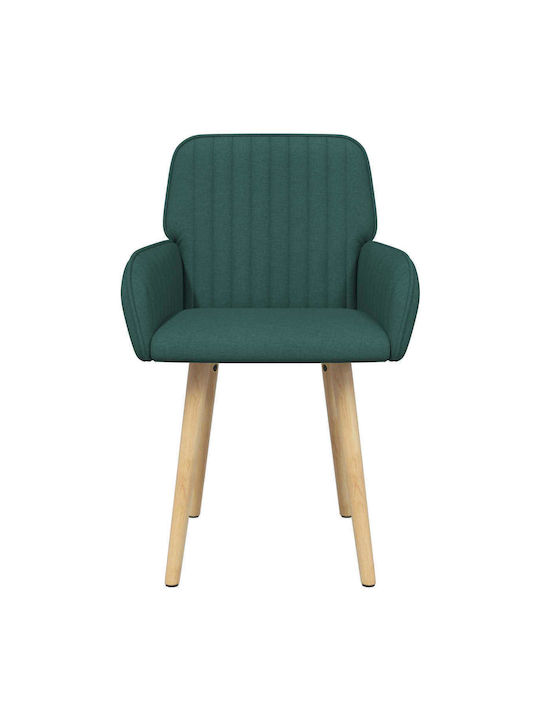 Dining Armchairs With Fabric Upholstery Green 2 Pieces 56.5x50x87.5cm