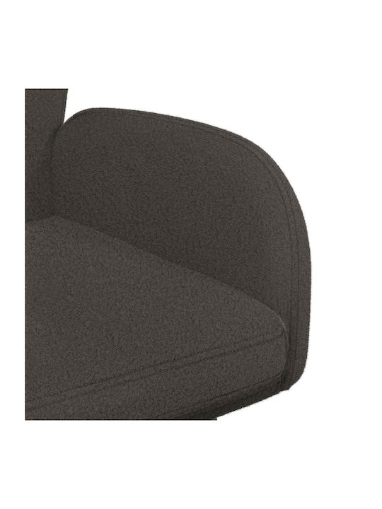 Dining Armchairs With Grey Fabric Upholstery 2 Pieces 54x58x87cm