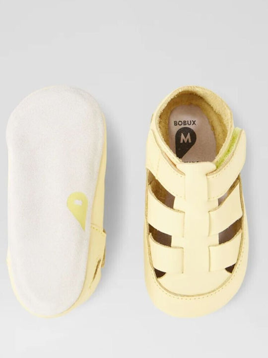 Bobux Βρεφικά Πέδιλα Αγκαλιάς Κίτρινα Soft Sole