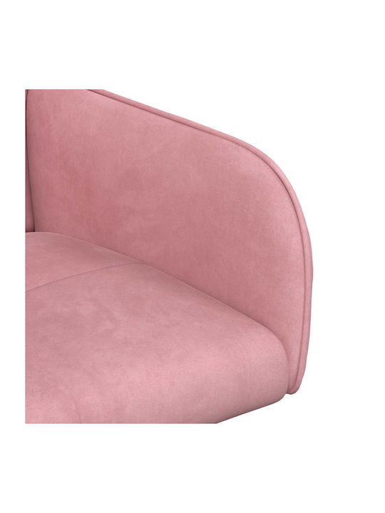 Velvet Pink Dining Armchairs 2 Pieces 59x56.5x86cm