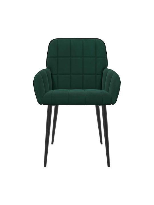 Velvet Green Dining Armchairs 2 Pieces 57x50x85 cm