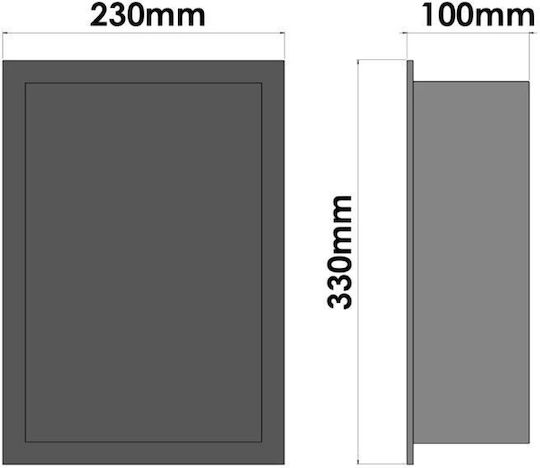 Sanco Стенна Етажерка за Баня Inox 10x33x23cm Сребриста Sanco Стенна Етажерка за Баня Inox 10x33x23cm Сребриста
