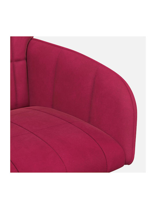 Velvet Red Dining Armchairs 2 Pieces 57x50x85cm