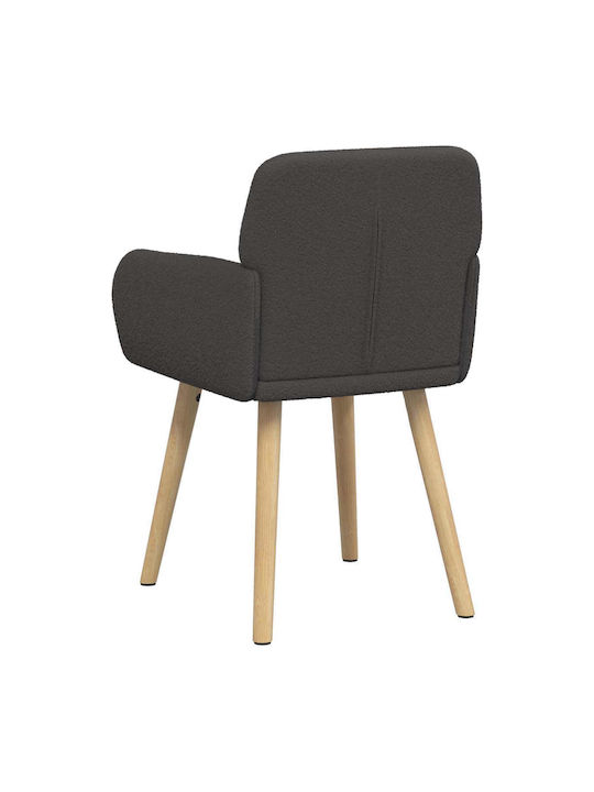 Dining Armchairs With Grey Fabric Upholstery 2 Pieces 59x57x85cm
