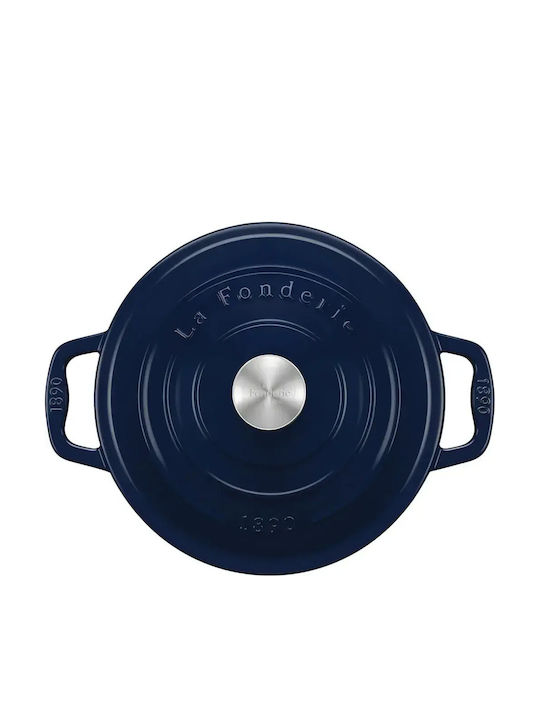 HKoenig Round Cast Iron Dutch Oven 30cm 3.3lt