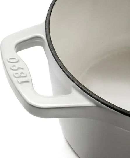 HKoenig Cratiță Rotundă Din Fontă 33.5cm 4.7lt