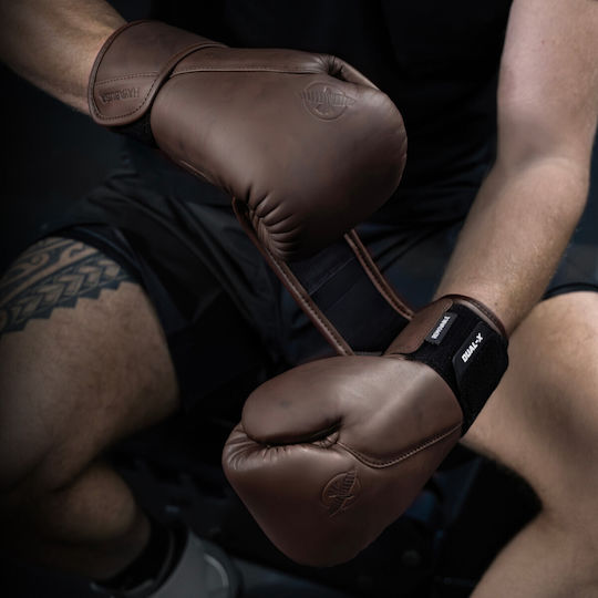 Hayabusa Boxing Gloves Leather Competition Brown