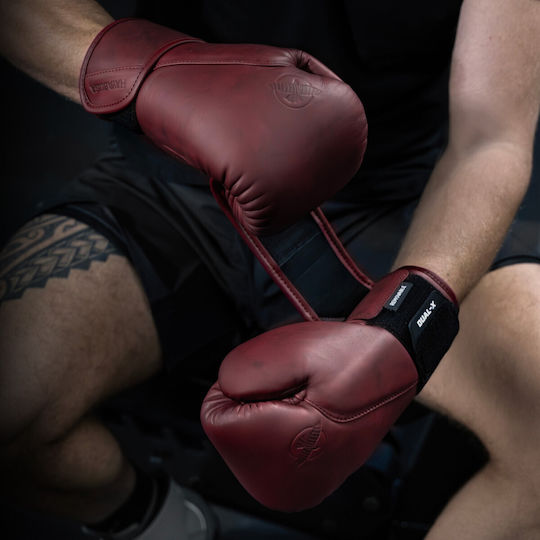 Hayabusa Boxing Gloves Leather Competition Red