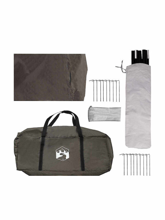 vidaXL Zusammenklappbares Garten Gazebo Braune 4,5x4m
