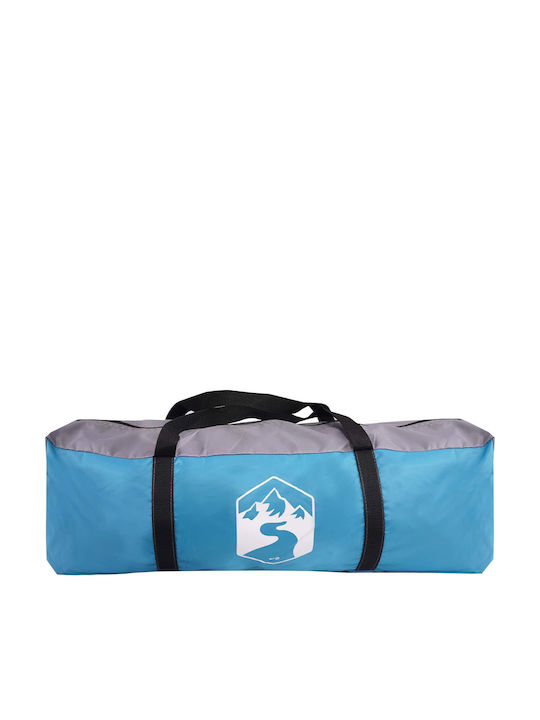vidaXL Zusammenklappbares Garten Gazebo Blau 4,5x4m