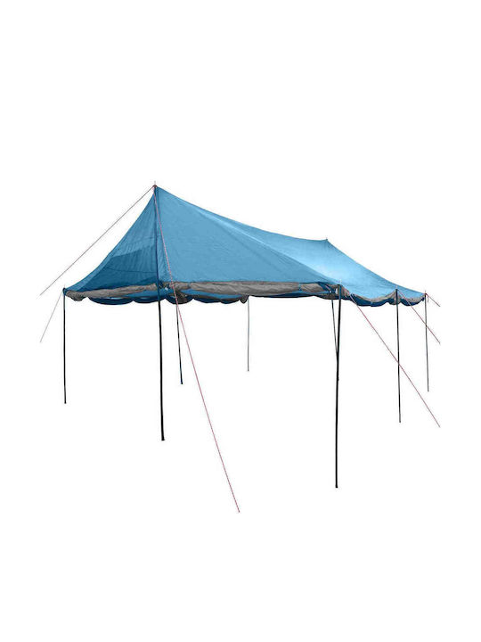 vidaXL Zusammenklappbares Garten Gazebo Blau 4,5x4m