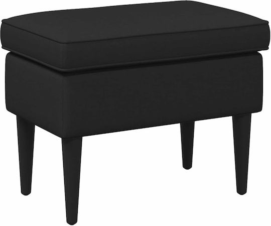 Black Footstool 55x35x41cm Black Footstool 55x35x41cm