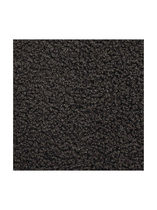 Stoff Bankhocker Schwarz 60x40x45cm