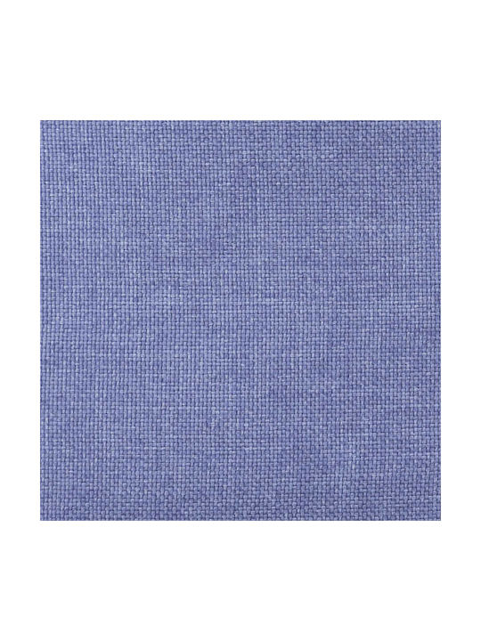 Taburet Tapițat cu Țesătură Albastră Denim 110x40x47 cm