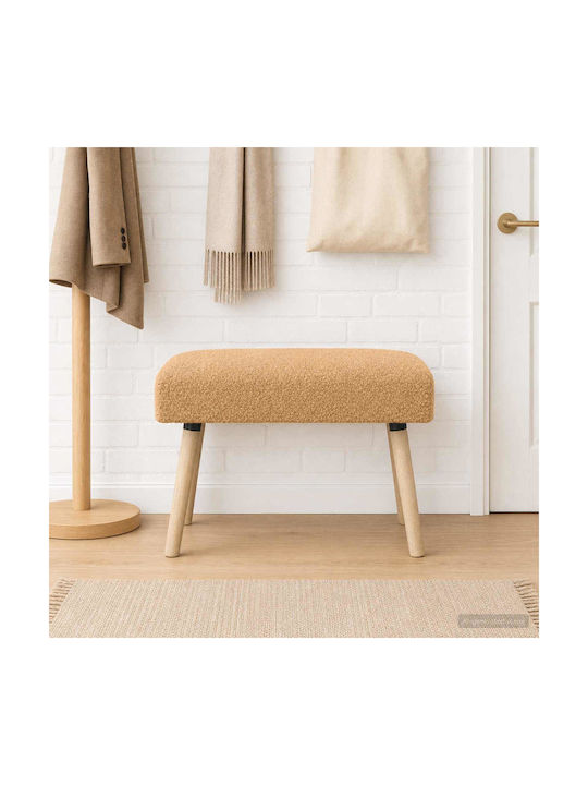 Stoff-Tabouret Beiges 60x40x45cm