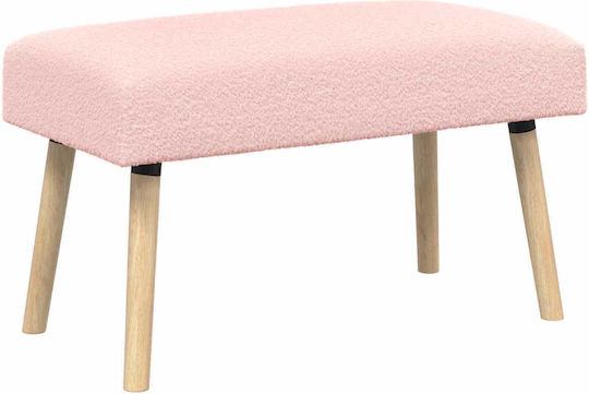 Rosa Bankhocker 80x40x46cm Rosa Bankhocker 80x40x46cm