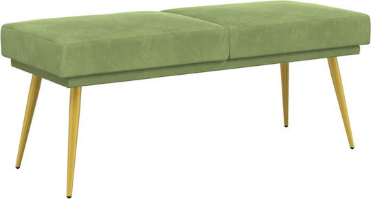 vidaXL Bankhocker Offenes Grün 120x45x46cm vidaXL Bankhocker Offenes Grün 120x45x46cm