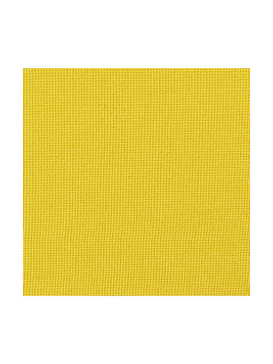 Taburet Tapițat cu Țesătură Moale Galben 80x40x47 cm