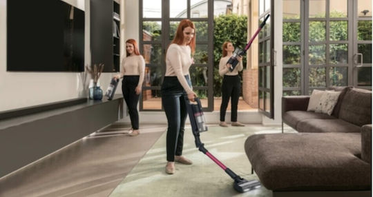 Hoover HF1M10HX 011 Επαναφορτιζόμενη Σκούπα Stick 14.8V Μωβ