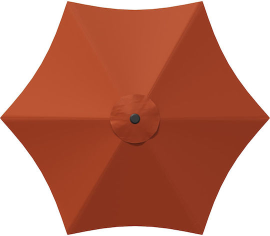 Aluminum Parasol Orange 2.7x2.7xHeight 2.28m