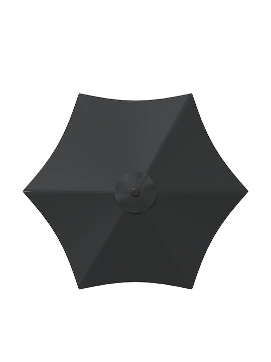 Aluminum Grey Garden & Terrace Parasol 2.3x2.3xHeight 2.28m
