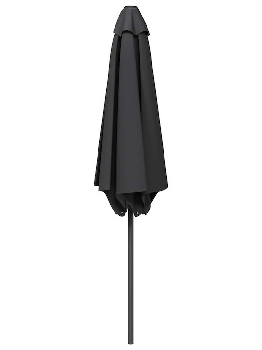 Umbrelă Rotundă Din Aluminiu Gri Φ2.3xÎnălțime2.23m
