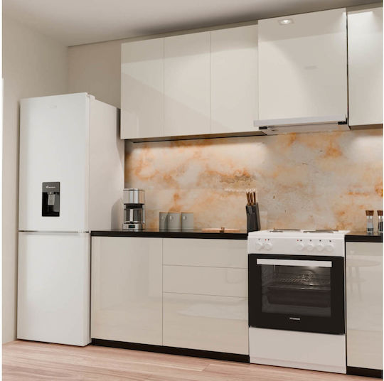 Hyundai Fridge-Freezer 296lt H185xW60xD60cm White HCS24-3060WWD/LF