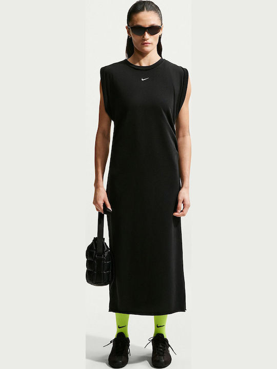 Dress with Tearing Black