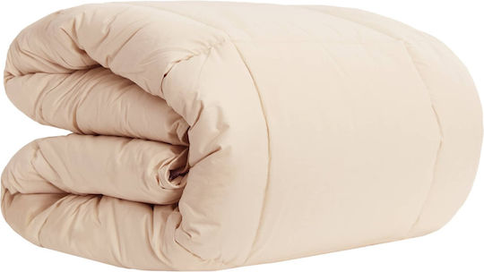 vidaXL Double Duvet Cover 200x220 Beige