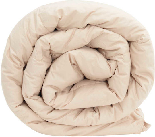 vidaXL Double Duvet Cover 200x220 Beige