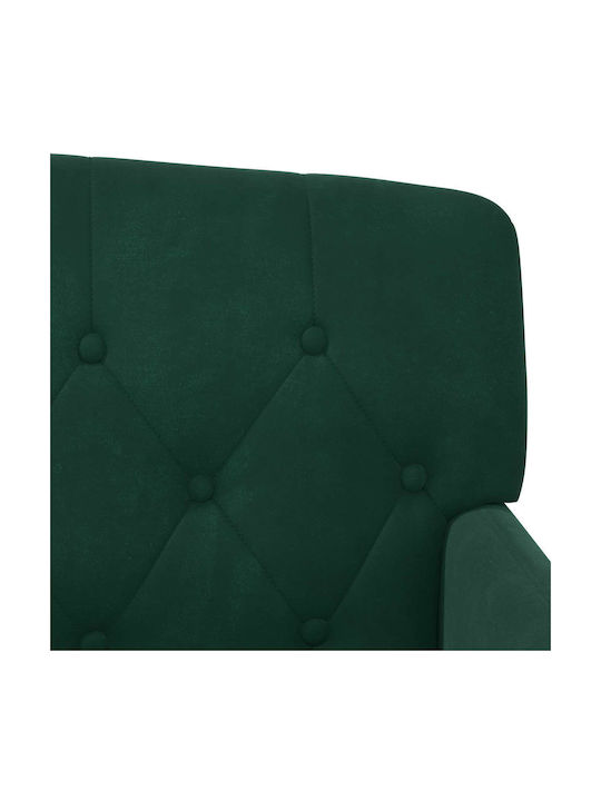 Canapea Cu Două Locuri Catifea Verde Închis 111x65x79cm