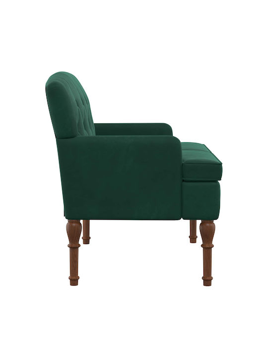 Canapea Cu Două Locuri Catifea Verde Închis 111x65x79cm