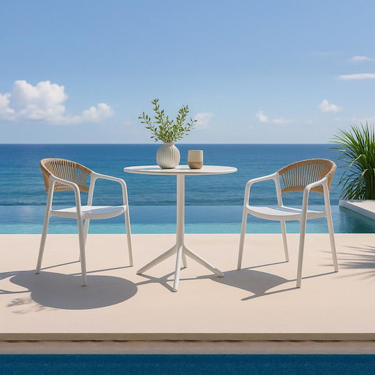 Tisch Fl809 60x60x75cm White Tisch Fl809 60x60x75cm White