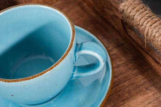 Lubiana Kaffeetasse aus Porzellan Weiß 180ml