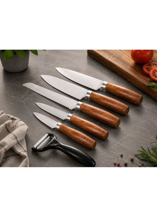 Verk Group Set Cuțite din Oțel Inoxidabil 5 Bucăți