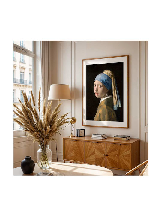Poster Johannes Vermeer Girl Pearl Earring Art022 40cm X 50cm-56110pd156652