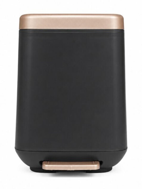 Viopsyctr Plastic Bathroom Basket Soft Close 7lt Black