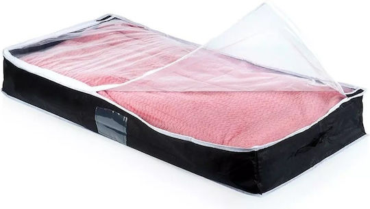 Sac de Depozitare din Plastic pentru Haine în Culoare Neagră 100x45x16cm