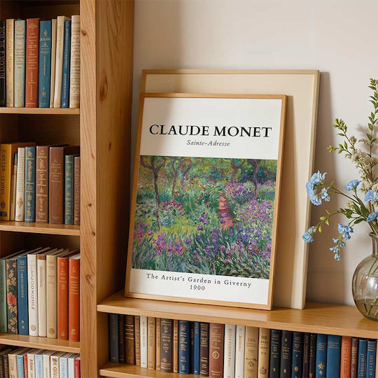 Poster Claude Monet Artists Garden In Giverny Art086 40cm X 50cm-56048pd156705