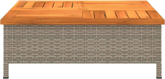 vidaXL Βάση Ομπρέλας Μεταλλική Γκρι 70x70x25cm
