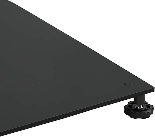 vidaXL Klappbar Schirmständer aus Metall Black Velvet-Black Metal 100x100x4cm