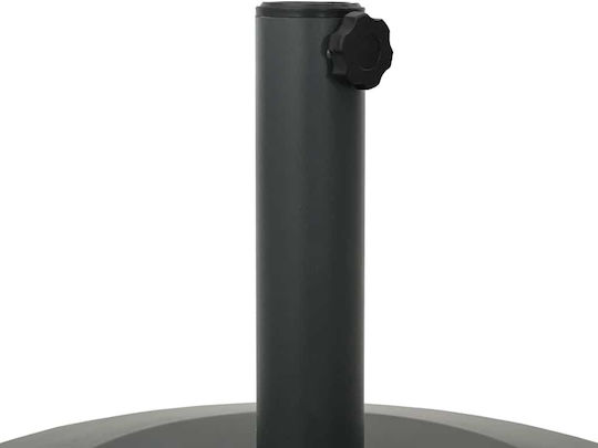 vidaXL Schirmständer aus Metall Dark Gray 48x48x32cm
